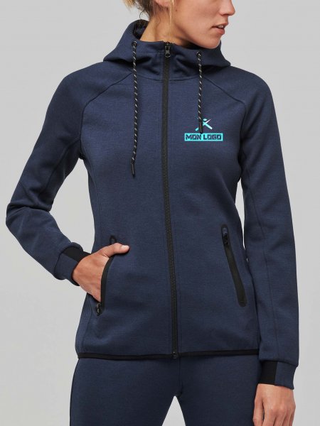 Veste de sport pour femme PA359 en coloris French Navy Veste de sport pour femme PA359 en coloris French Navy