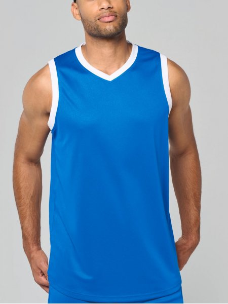 mannequin homme de face portant le Maillot de basket-ball homme PA4050