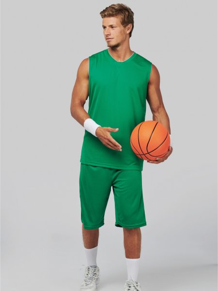 Short de basket PA159 en coloris Dark Kelly Green Short de basket PA159 en coloris Dark Kelly Green