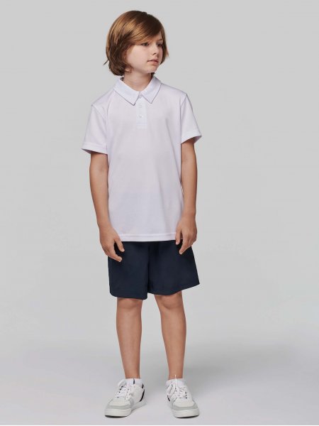 Polo respirant pour enfant PA484 en coloris White Polo respirant pour enfant PA484 en coloris White