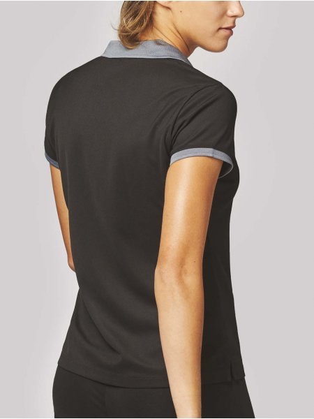 Dos du polo de sport pour femme PA490 à personnaliser