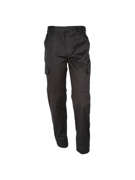 Pantalon treillis polycoton Noir
