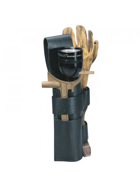 Porte gants, lampe et clef tricoise Noir