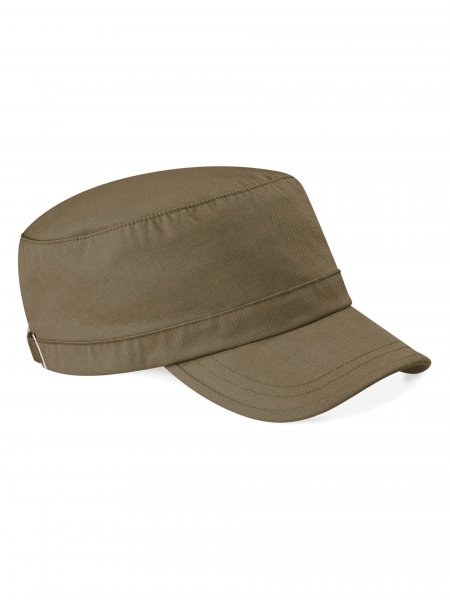 Casquette BF034 style army en coloris Khaki sans logo