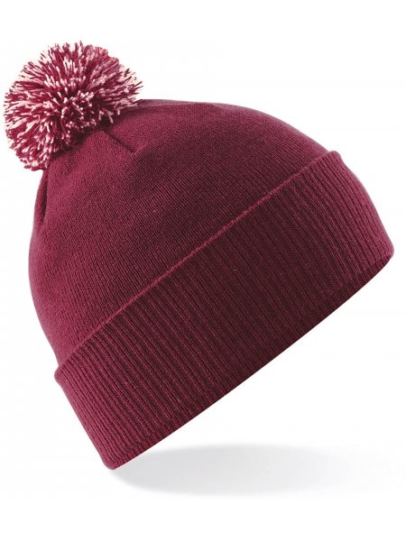 Bonnet Snowstar Burgundy / Off White