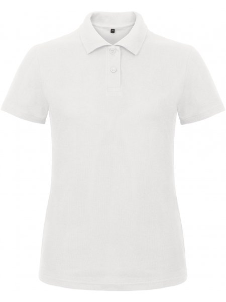 Polo femme pas cher à personnaliser White