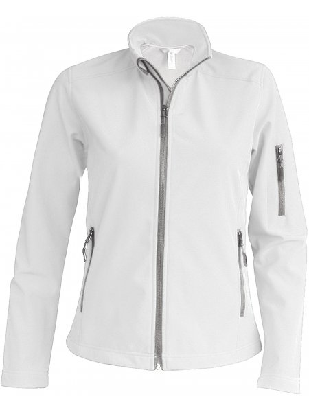 Veste softshell femme 3 couches à personnaliser  White