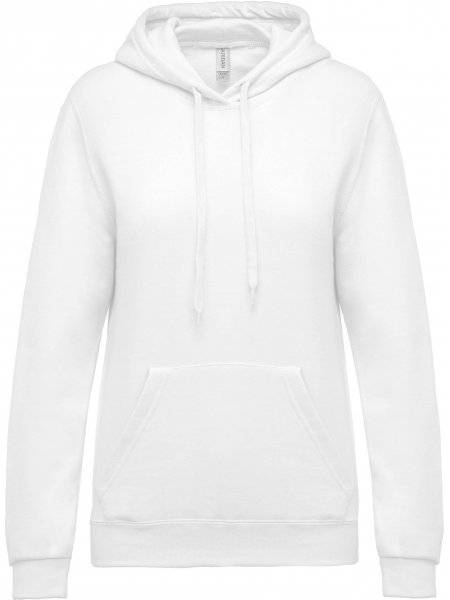 Sweat-shirt capuche femme White