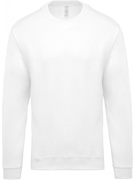 Sweat-shirt unisexe col rond à personnaliser White