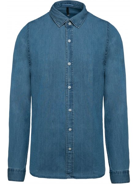 Chemise en jean pour homme à personnaliser Chambray Blue