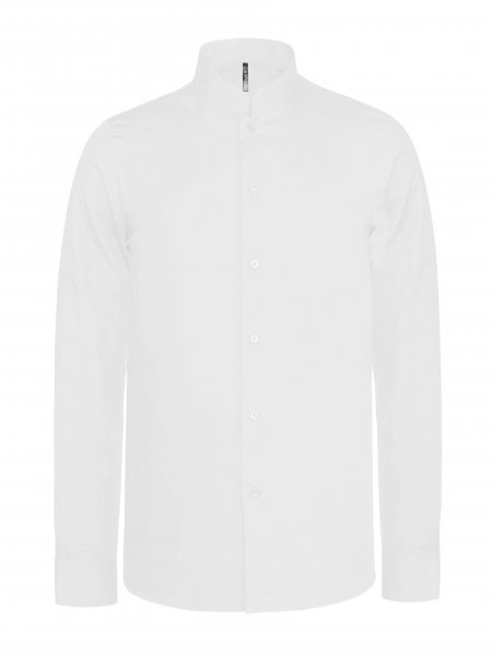 Chemise homme col mao à personnaliser White
