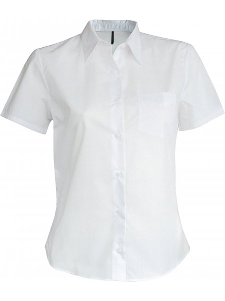 Chemise femme manches courtes à personnaliser White