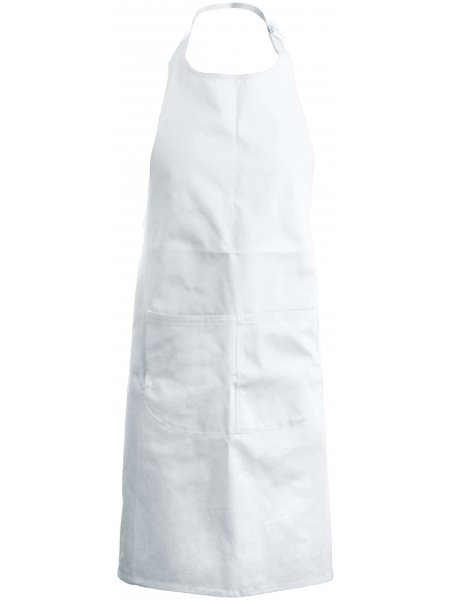 Tablier polycoton personnalisable White