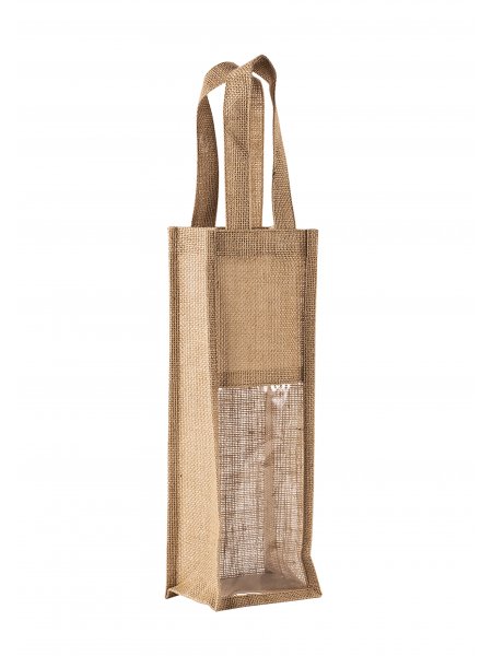 Sac jute pour bouteille à personnaliser