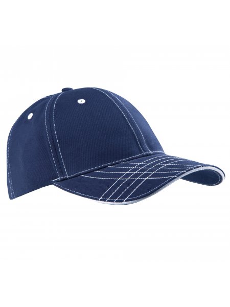 Casquette fashion - 6 panneaux Navy / White