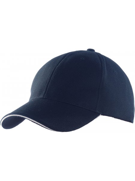 Casquette Sport en maille piquée à personnaliser Navy / White