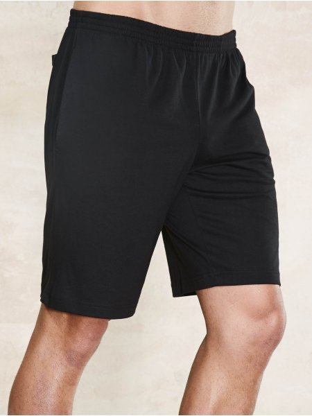 Short de sport en coton PA151 en coloris Black Short de sport en coton PA151 en coloris Black