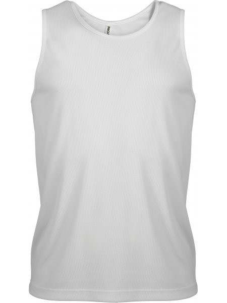 Débardeur de sport respirant homme à personnaliser White
