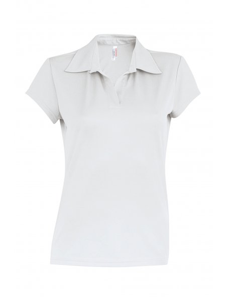 Polo sport pour femme à personnaliser White