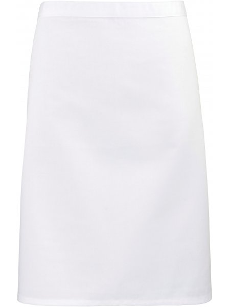 Mid Length Apron Tablier mi-long White