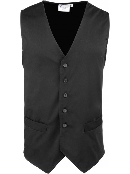 MEN WAISTCOAT  Gilet de serveur Black