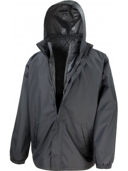 CORE 3IN1 JACKET Parka 3 en 1 Black