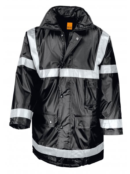 WORKGUARD MANAGEMENT COAT  Parka sécurité matelassée Black
