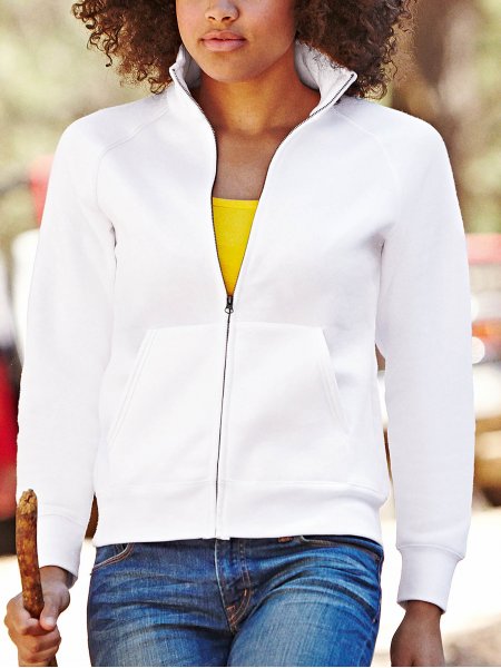 Veste femme molletonnée zippée à personnaliser sans logo