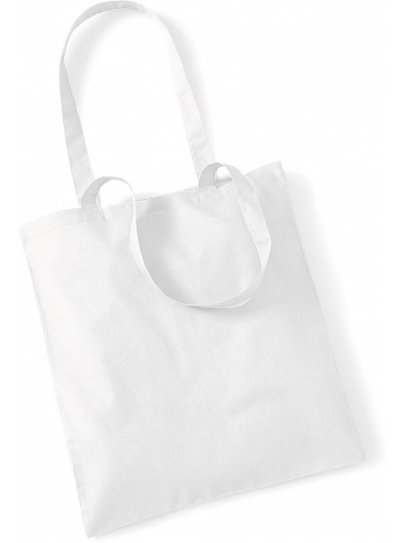 Sac shopping en coton à personnaliser White