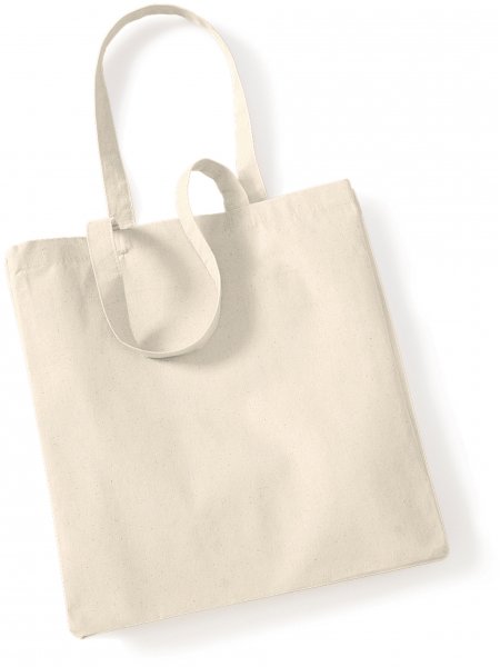 Sac toile coton shopping à personnaliser Natural