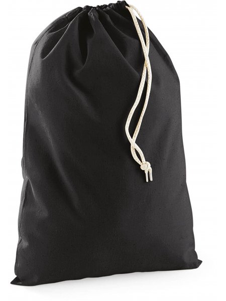 Sac pochon cordelettes à personnaliser Black