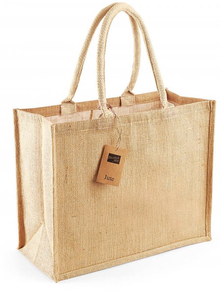 Sac shopping classique en jute  Natural