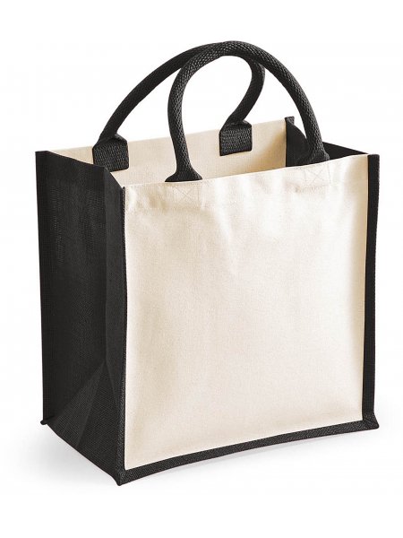 Sac cabas en jute  Black
