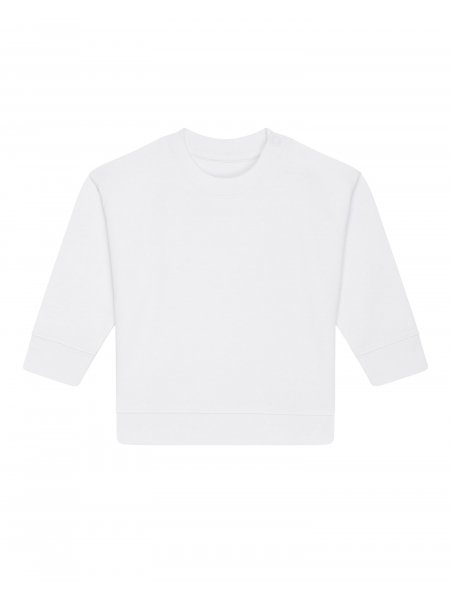 Pull bébé personnalisé en coton bio - Baby Changer White