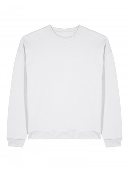 Sweat col rond oversize personnalisé | Radder 2.0 White