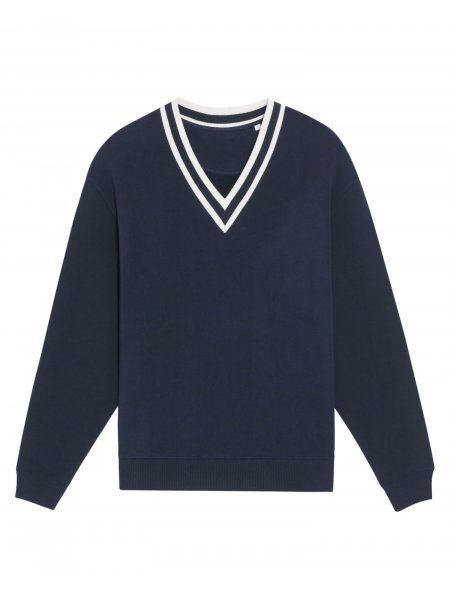 Pull col V à personnaliser - Sloaner French Navy