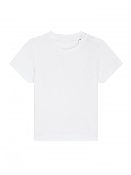 Tee shirt bébé coton bio personnalisé - Baby Creator White