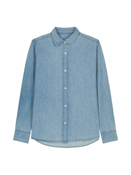 Chemise Stella Denim personnalisable Light Wash
