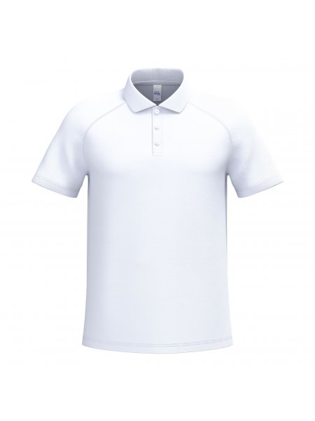 Polo sport homme personnalisable White
