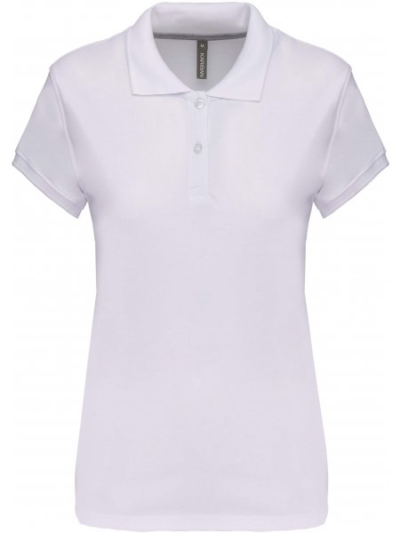 Polo épais pour femme à personnaliser White
