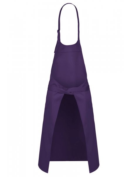 Dos du tablier K895 en coloris Purple