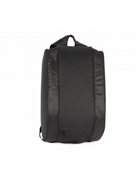 Sac à dos de padel avec double compartiment porte-raquette personnalisable Black