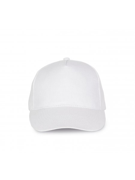 Casquette 5 panneaux personnalisable White