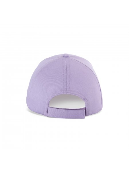 Packshot enfant casquette 5 panneaux de dos couleur violet clair Packshot enfant casquette 5 panneaux de dos couleur violet clair