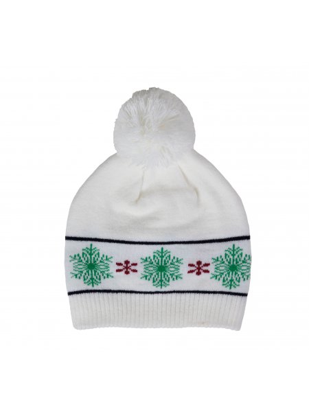 Bonnet de Noël à personnaliser Off White