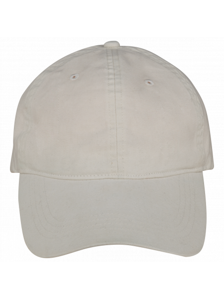 Casquette écoresponsable délavée unisexe personnalisable Washed Ivory