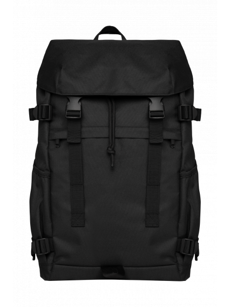 Sac à dos écoresponsable unisexe personnalisable Black