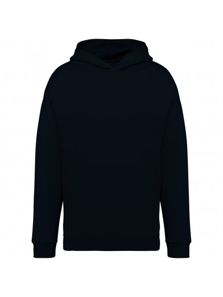Sweat capuche oversize unisexe personnalisable  Black