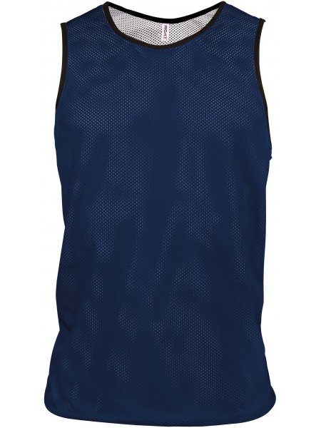 Chasuble réversible pour enfant à personnaliser Sporty Navy / White