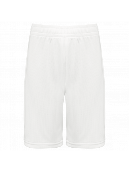 Short de basket-ball enfant personnalisable  White